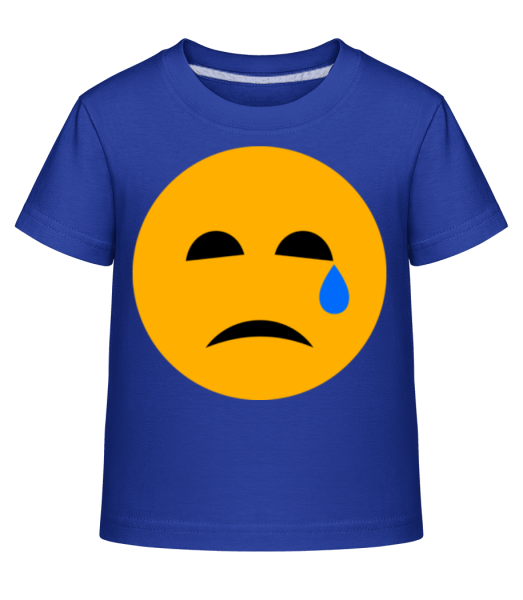 pláče Smiley - Dĕtské Shirtinator tričko - Královská modrá - Napřed