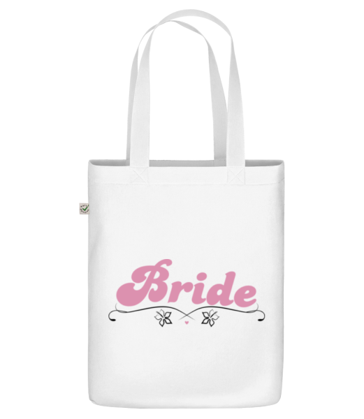 Bride Flowers - Organická taška - Bílá - Napřed