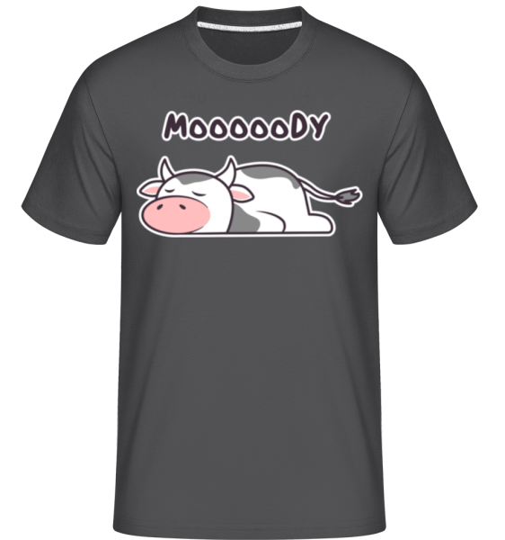 Moooody -  Shirtinator tričko pro pány - Antracit - Napřed