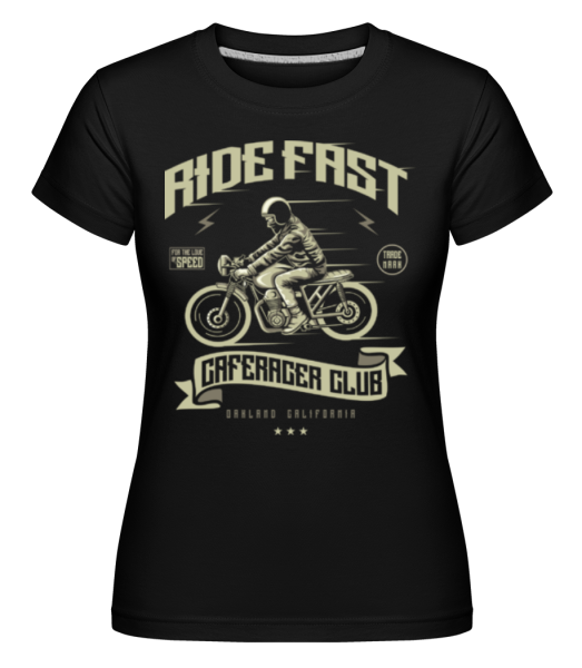 Ride Fast -  Shirtinator tričko pro dámy - Černá - Napřed