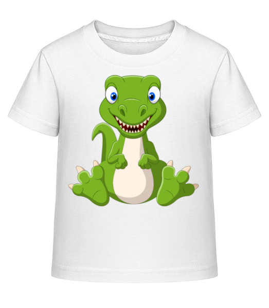 Naughty Dinosaur - Dĕtské Shirtinator tričko - Bílá - Napřed