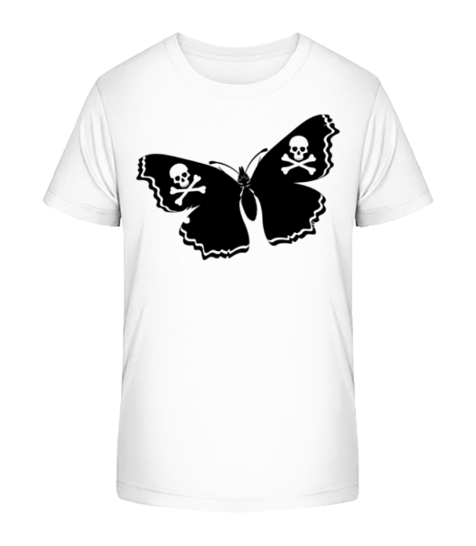 lebka Butterfly - Detské Bio tričko Stanley Stella - Bílá - Napřed