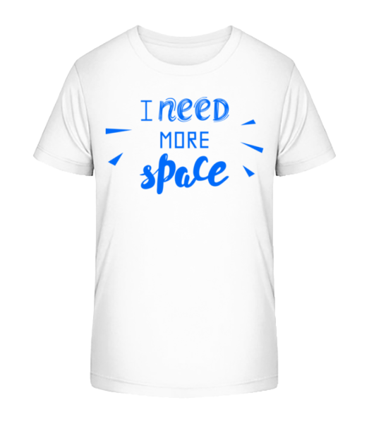 I need more Space - Detské Bio tričko Stanley Stella - Bílá - Napřed