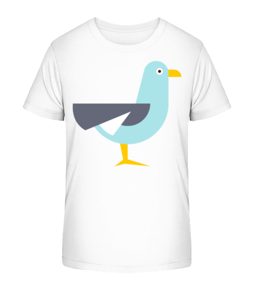 Pigeon Comic - Detské Bio tričko Stanley Stella - Bílá - Napřed