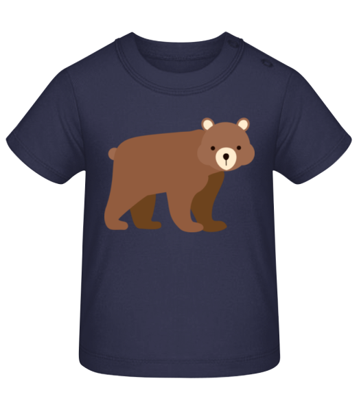 Baby Bear - Tričko pro miminka - Namořnická modrá - Napřed