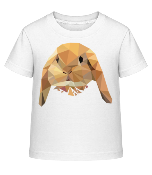 polygon Rabbit - Dĕtské Shirtinator tričko - Bílá - Napřed