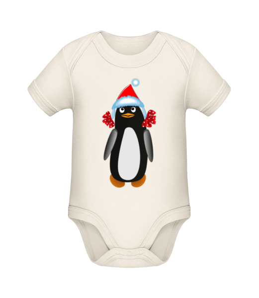 Penguin At Christmas 1 - Bio body pro děti - Krémová - Napřed