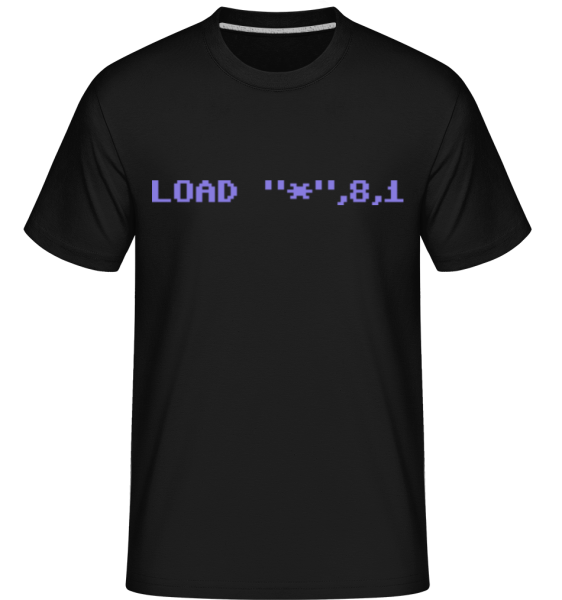 Load 8 1 C64 -  Shirtinator tričko pro pány - Černá - Napřed