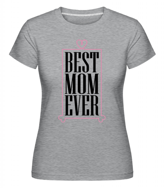Nejlepší máma -  Shirtinator tričko pro dámy - Melirovĕ šedá - Napřed