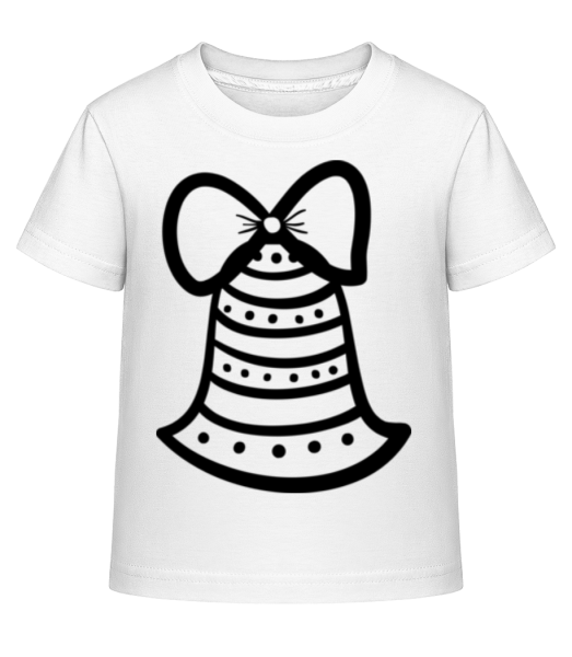 Vánoční Bell - Dĕtské Shirtinator tričko - Bílá - Napřed