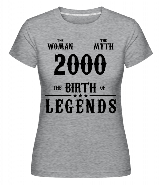 Mýtus Žena 2000 -  Shirtinator tričko pro dámy - Melirovĕ šedá - Napřed