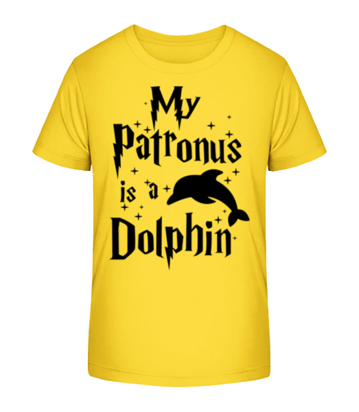 My Patronus Is A Dolphin - Detské Bio tričko Stanley Stella - Žlutá - Napřed