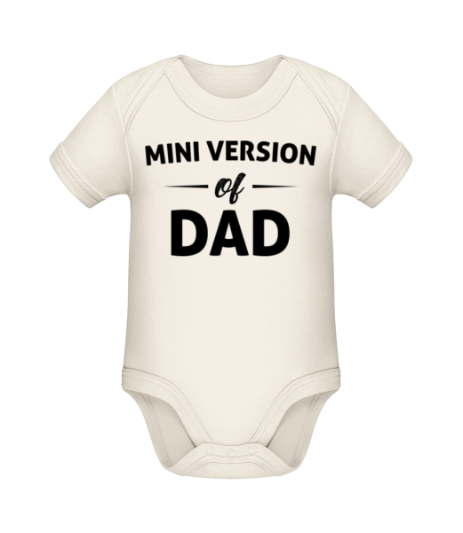 Mini Version Of Dad - Bio body pro děti - Krémová - Napřed