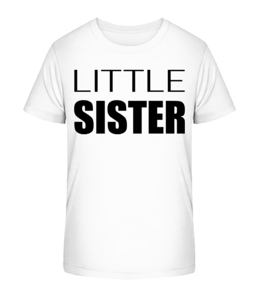 Little Sister - Detské Bio tričko Stanley Stella - Bílá - Napřed