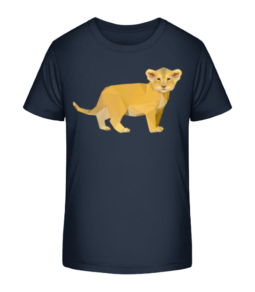 lvíček - Detské Bio tričko Stanley Stella - Namořnická modrá - Napřed