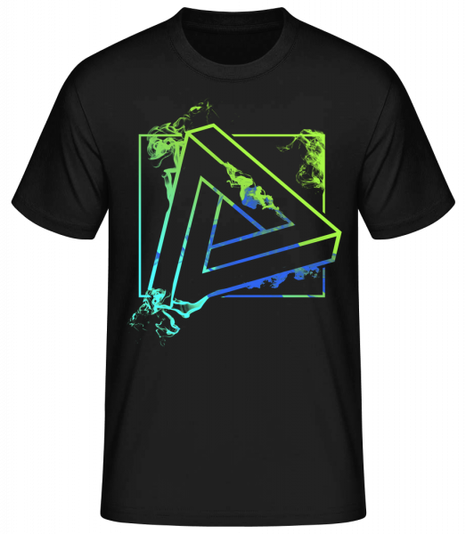 Impossible Triangle - Basic T-Shirt - Černá - Napřed