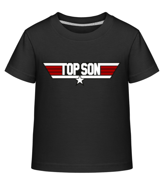 Top Son - Dĕtské Shirtinator tričko - Černá - Napřed