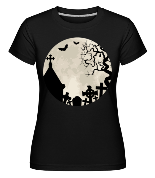 Gothic Krajina Black -  Shirtinator tričko pro dámy - Černá - Napřed