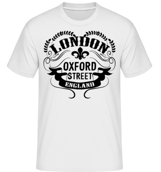 Londýn Anglie Icon -  Shirtinator tričko pro pány - Bílá - Napřed