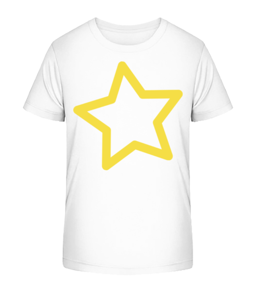 Star - Detské Bio tričko Stanley Stella - Bílá - Napřed