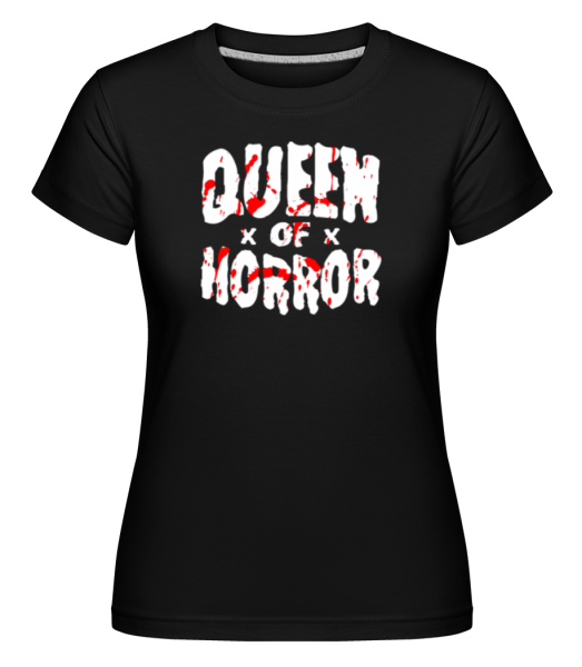 Queen Of Horror -  Shirtinator tričko pro dámy - Černá - Napřed