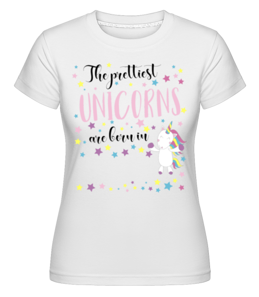 Nejhezčí Unicorns -  Shirtinator tričko pro dámy - Bílá - Napřed