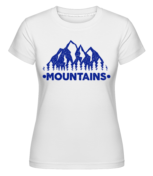 hory -  Shirtinator tričko pro dámy - Bílá - Napřed