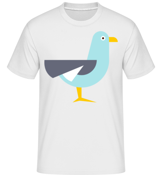 Pigeon Comic -  Shirtinator tričko pro pány - Bílá - Napřed