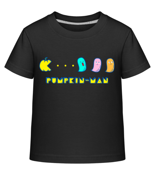 Pumpkin Man - Dĕtské Shirtinator tričko - Černá - Napřed