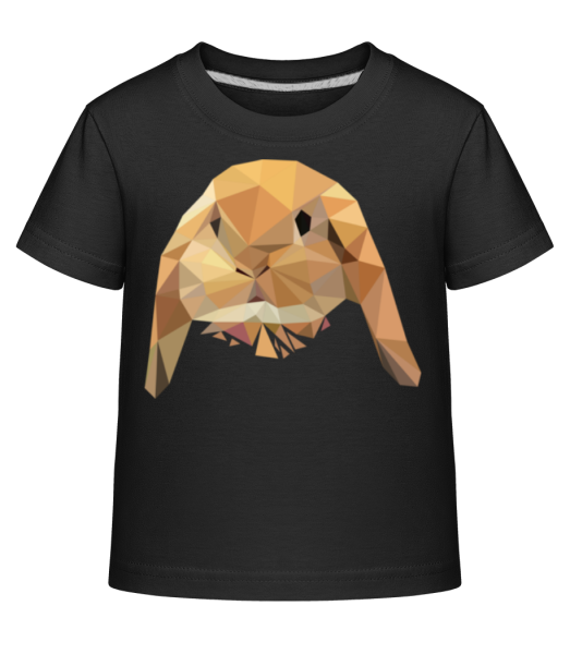 polygon Rabbit - Dĕtské Shirtinator tričko - Černá - Napřed