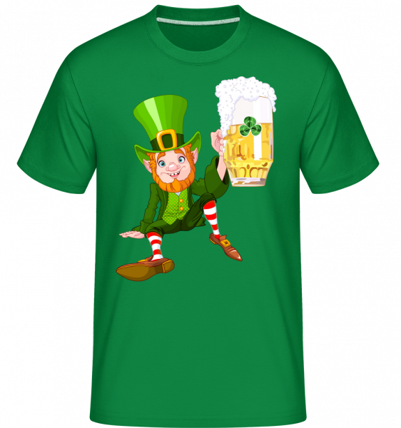 Irish Beer Logo -  Shirtinator tričko pro pány - Irish green - Napřed