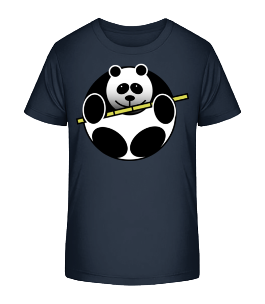 Panda Comic - Detské Bio tričko Stanley Stella - Namořnická modrá - Napřed