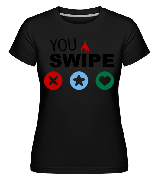 Tvoje volba -  Shirtinator tričko pro dámy - Černá - Napřed