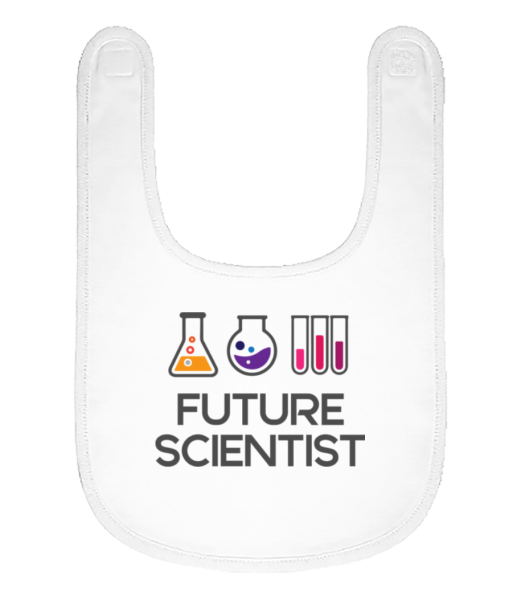 Future Scientist - Bio bryndáček pro miminka - Bílá - Napřed
