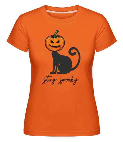 Stay Spooky -  Shirtinator tričko pro dámy - Oranžová - Napřed