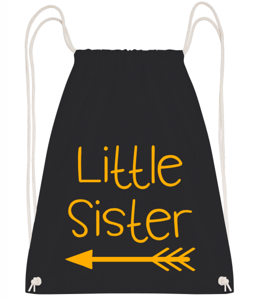 Little Sister - Drawstring batoh se šňůrkami - černá - Napřed