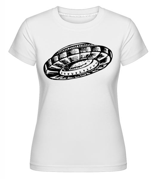 UFO -  Shirtinator tričko pro dámy - Bílá - Napřed