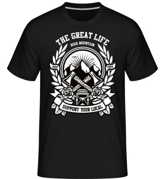 Axe -  Shirtinator tričko pro pány - Černá - Napřed