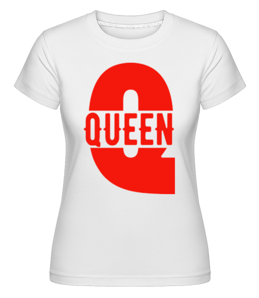 Queen Q -  Shirtinator tričko pro dámy - Bílá - Napřed
