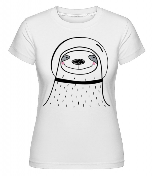 space Faultier -  Shirtinator tričko pro dámy - Bílá - Napřed
