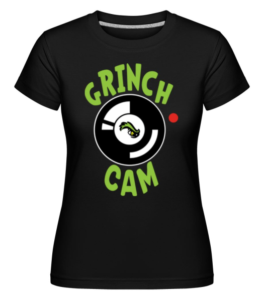 Grinch Cam 1 -  Shirtinator tričko pro dámy - Černá - Napřed