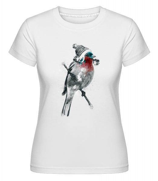 Christms Bird -  Shirtinator tričko pro dámy - Bílá - Napřed