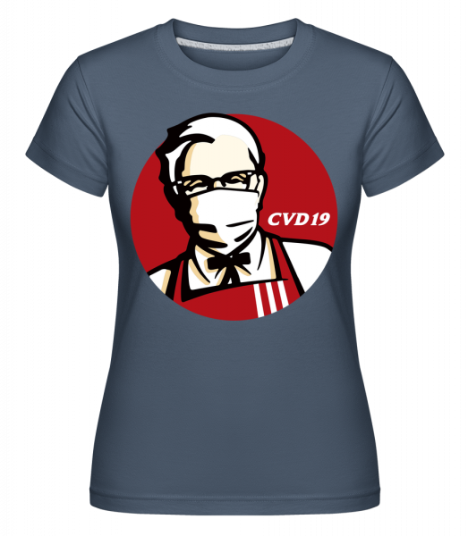 CVD19 -  Shirtinator tričko pro dámy - Džínovina - Napřed