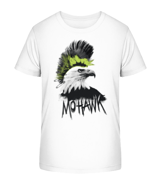 Mohawk - Detské Bio tričko Stanley Stella - Bílá - Napřed