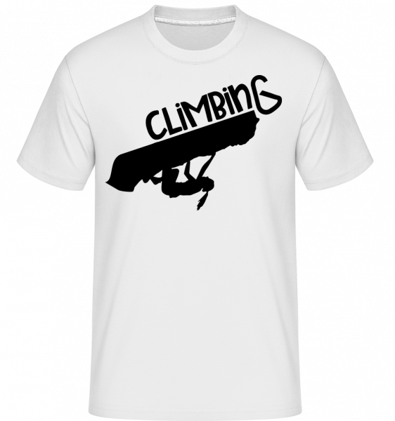 Climbing -  Shirtinator tričko pro pány - Bílá - Napřed