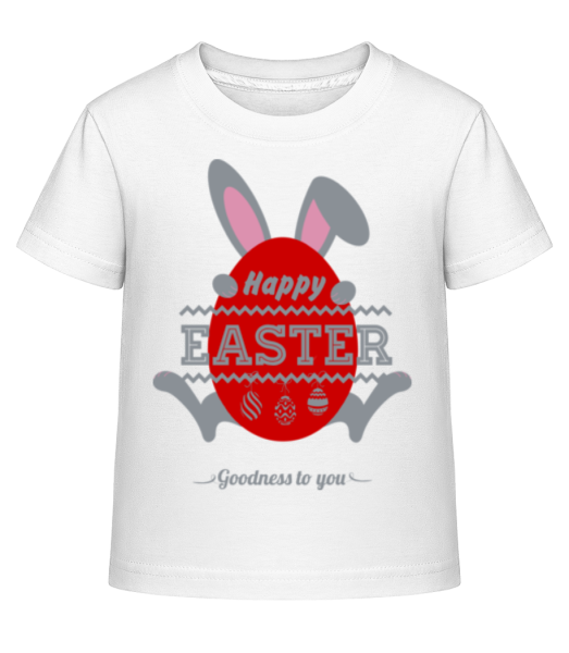 Happy Easter Logo - Dĕtské Shirtinator tričko - Bílá - Napřed