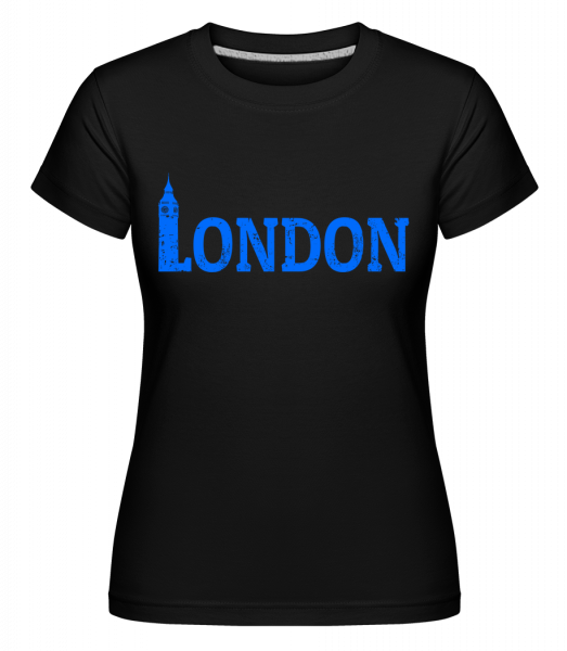 London UK -  Shirtinator tričko pro dámy - černá - Napřed