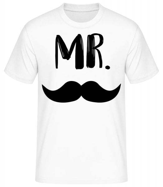 Mr. - Basic T-Shirt - Bílá - Napřed