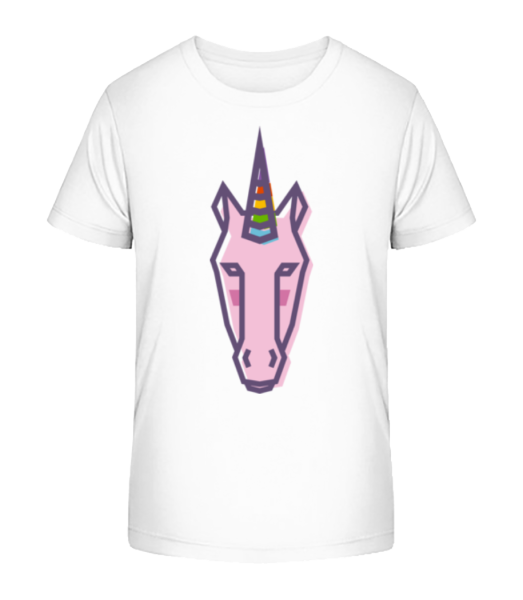 Unicorn Prkno - Detské Bio tričko Stanley Stella - Bílá - Napřed