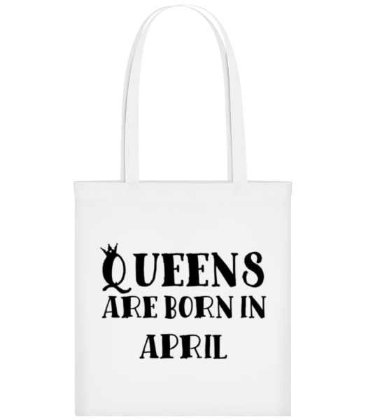 Queens se rodí v dubnu - Taška - Bílá - Napřed